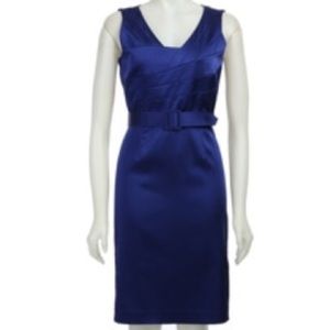 Tahari ASL Belted Sheath Dress