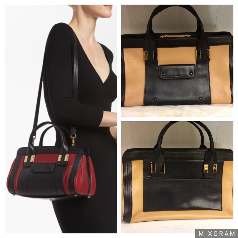 CHLOE 2Way Alice Leather Shoulder Hand Bag