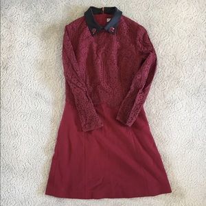 Collar details dress