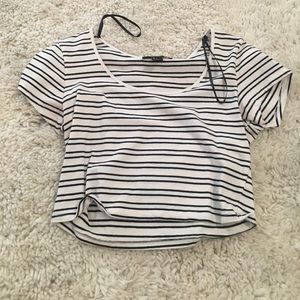 Striped crop top