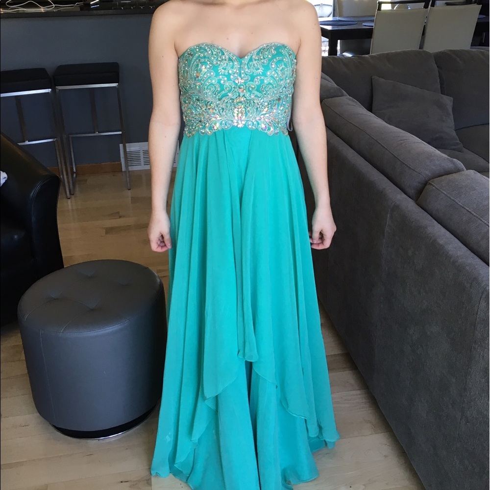 Teal Prom Dress 👗