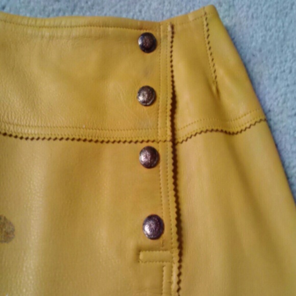 Patricia Wolf /Botticelli  western leather skirt - Picture 3 of 4