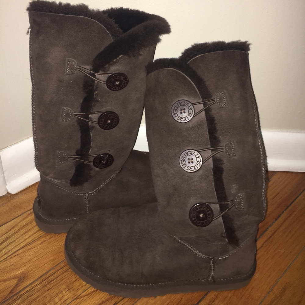 Ugg Australia Brown Bailey Button