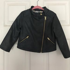 OshKosh distressed leather jacket - 2T