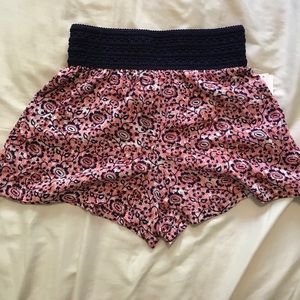 floral soft shorts
