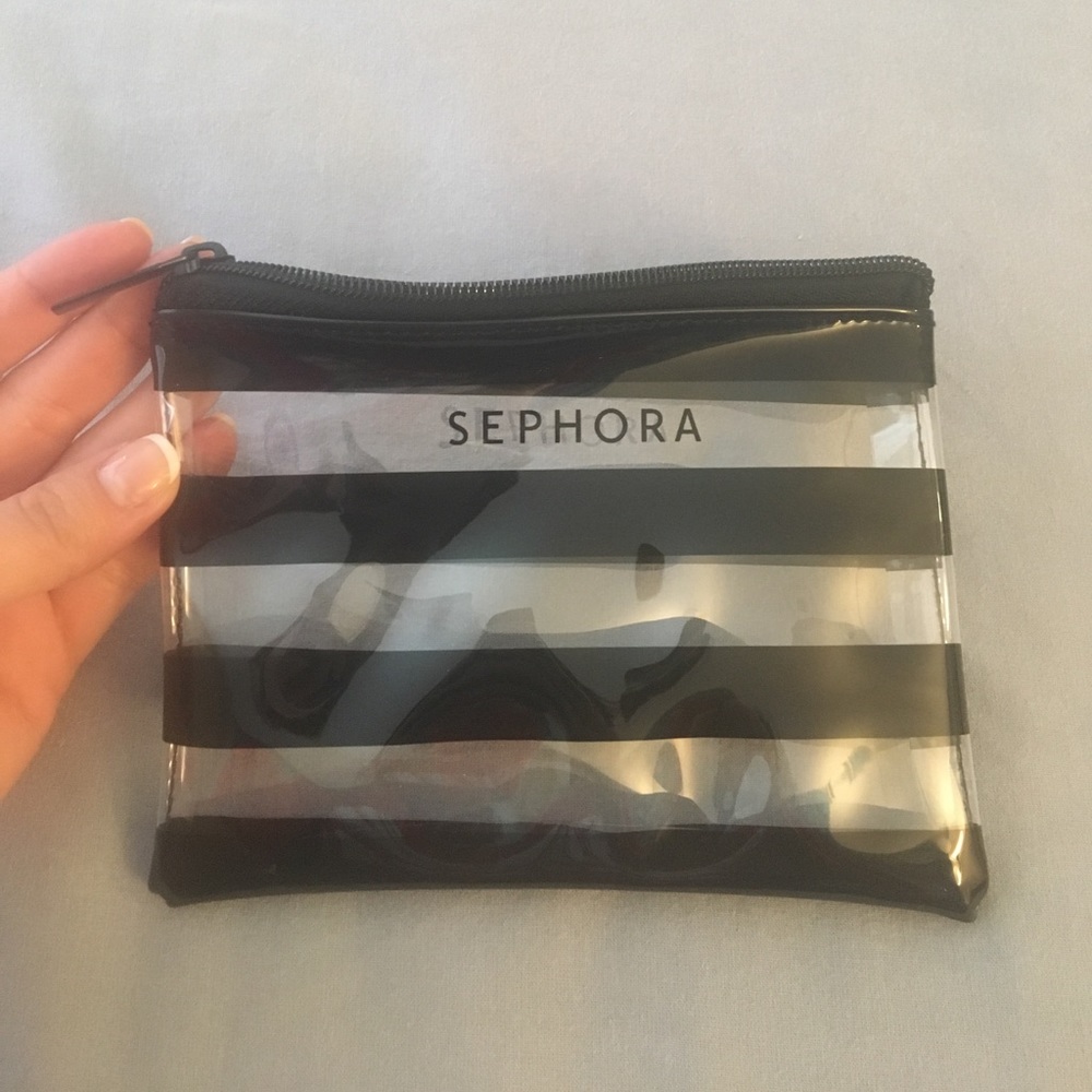 Mini plastic sephora pouch
