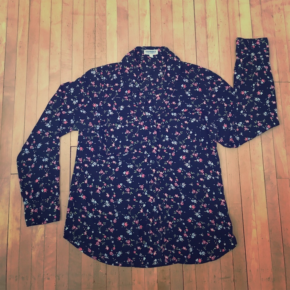Express Portofino Shirt - Floral Design