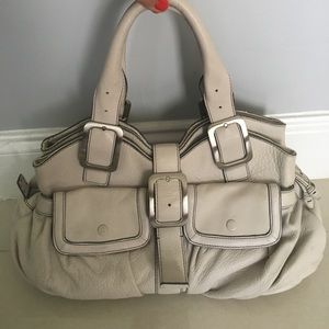 Cole Haan leather bag cream
