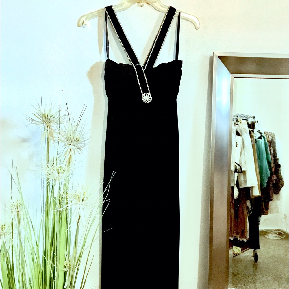 Formal dress in black