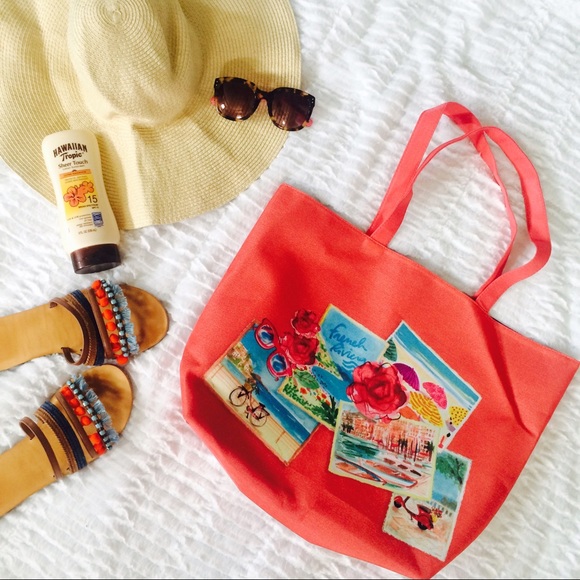 Lancôme | NWOT Reversible French Riviera Maxi Tote - Picture 7 of 7