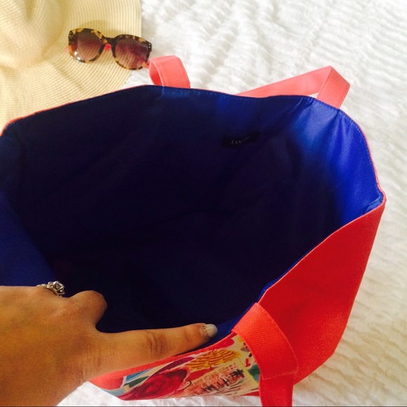 Lancôme | NWOT Reversible French Riviera Maxi Tote - Picture 2 of 7