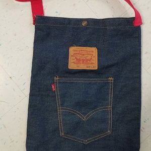 Denim Jean Over The Shoulder Bag