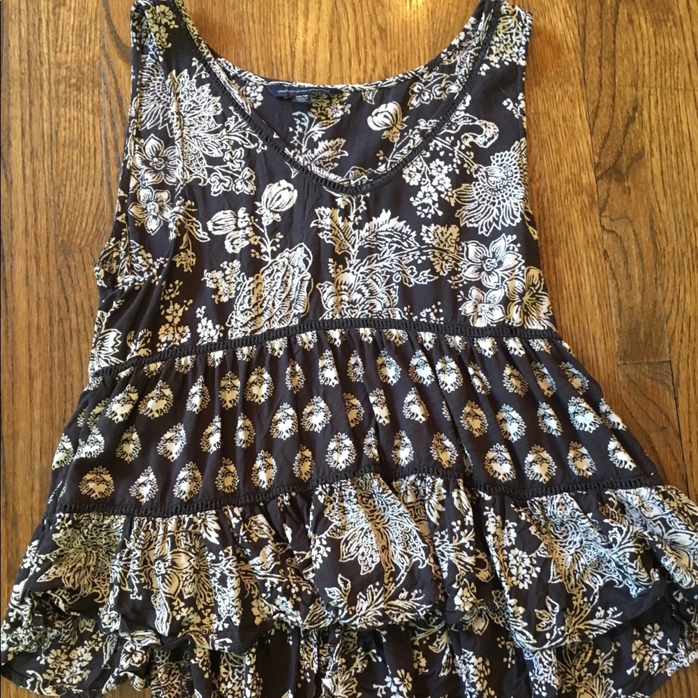 Patterned American Eagle Tank