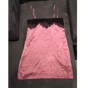 Reformation Hot Pink Slip Dress