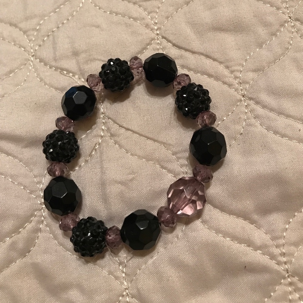 Black stretch bracelet