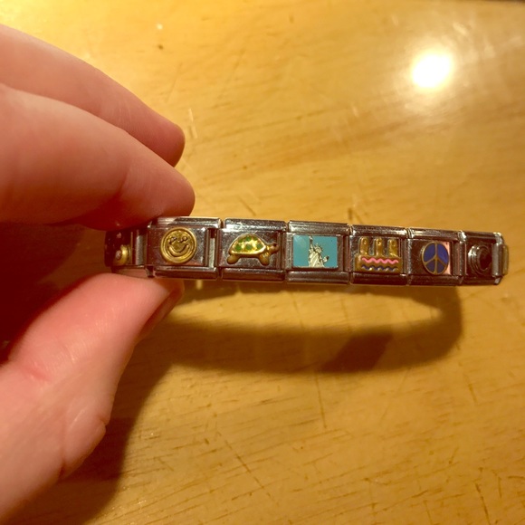 Old School Italian Charm Bracelet