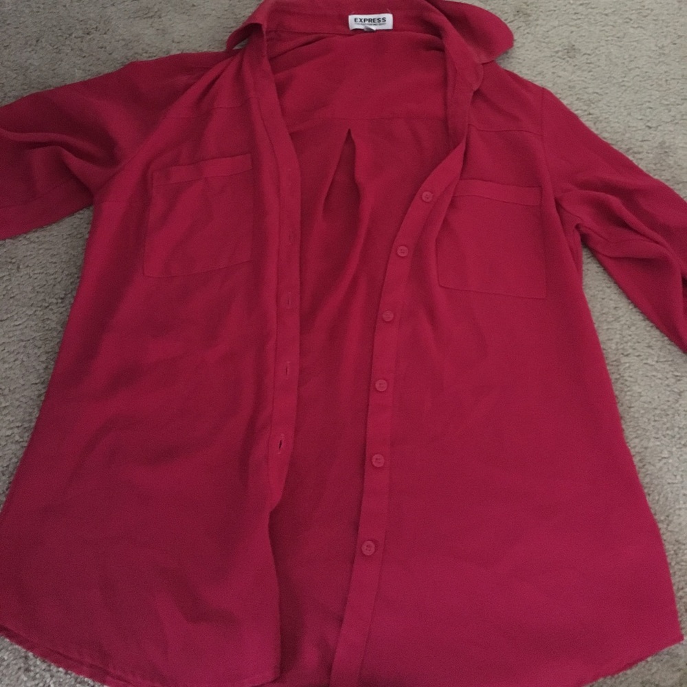 Button up blouse from Express