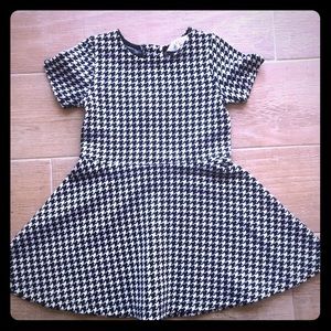 H&M Toddler Girls Houndstooth Dress