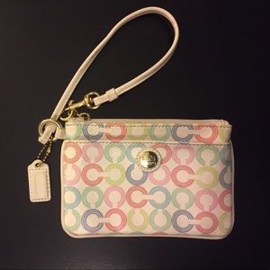 Coach Multi-color Wristlet