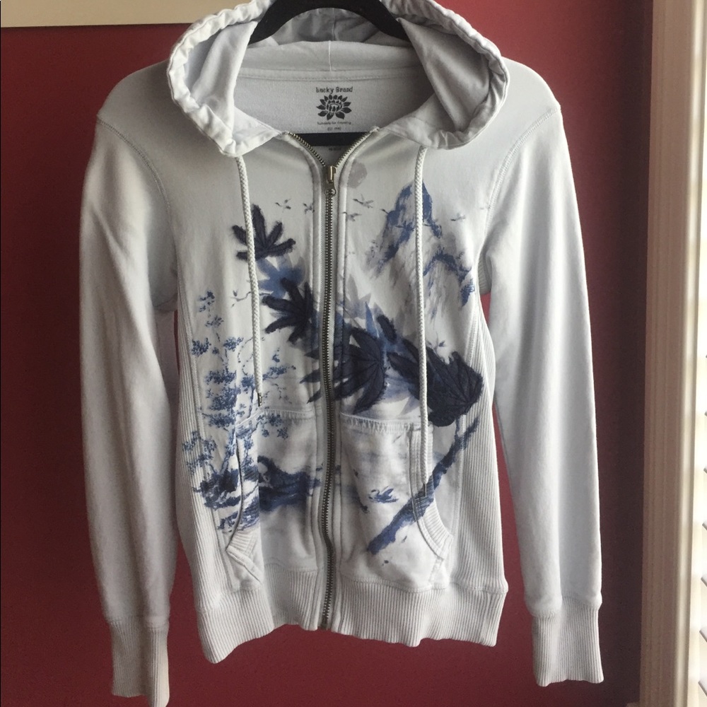 Lucky Brand blue hoodie