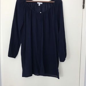 Navy tunic NWOT