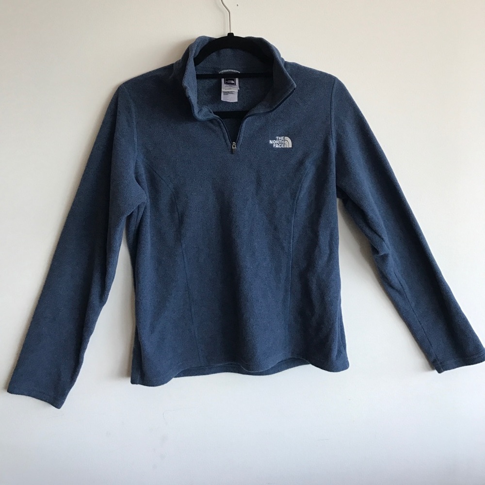 North Face Dusky Blue TKA 100 Medium Fleece