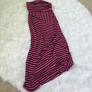 Pink and Blue Stripped Skirt!