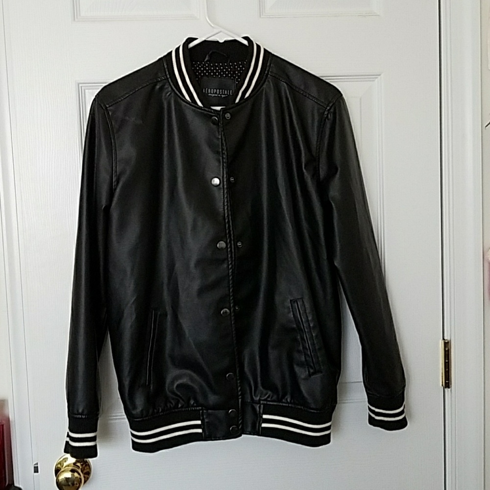Cute  faux leather jacket MOVING - MUST GO!