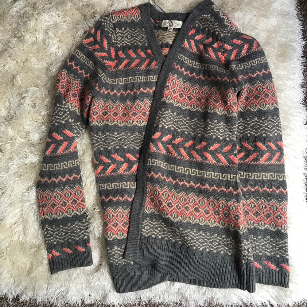 tribal sweater/cardigan