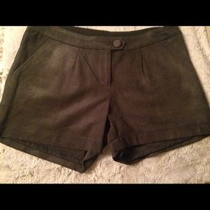 Mason leather shorts