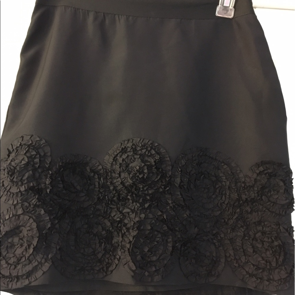 Black Banana Republic silk skirt