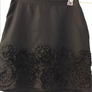 Black Banana Republic silk skirt