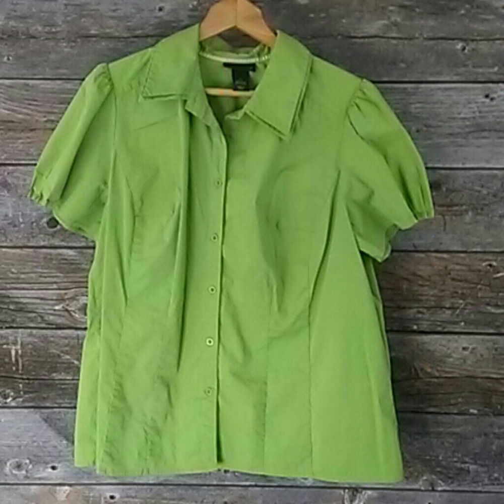 Lane Bryant 18 Button Down Blouse
