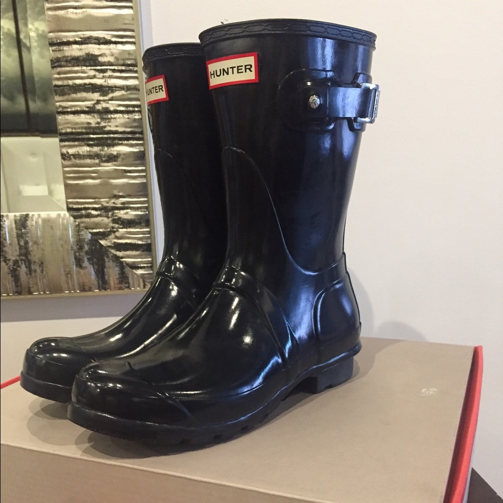 Hunter Rain Boots - Short Gloss