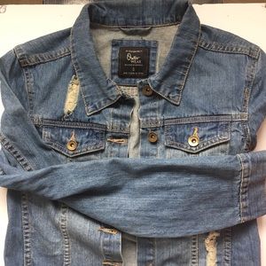 Distressed Denim Jacket