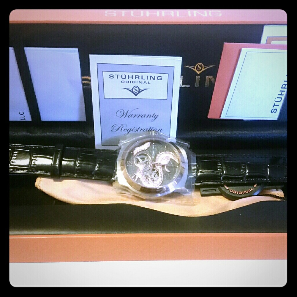 New Men's Stuhrling Original Dragon Watch