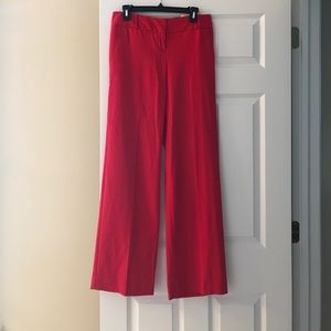 NWT The Limited Red Modern Fit Trousers