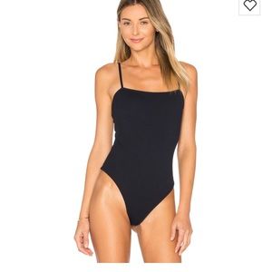 Navy Blue Tank Bodysuit
