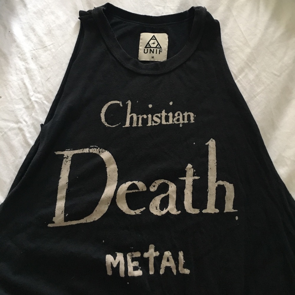 Christian Death Metal long muscle tank