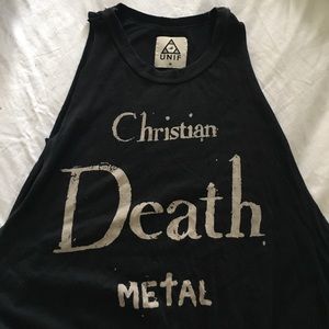 Christian Death Metal long muscle tank