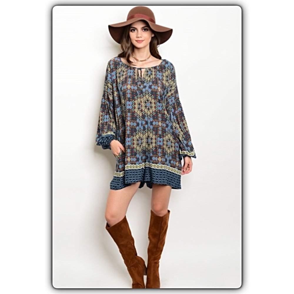 LAST✅ Relaxed Bohemian Peasant Romper L XL sold - Picture 4 of 5