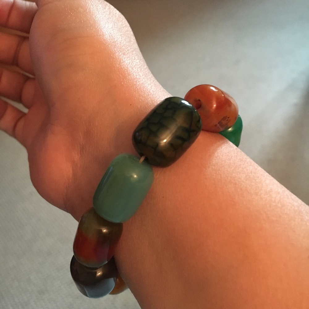 Two colorful bracelets