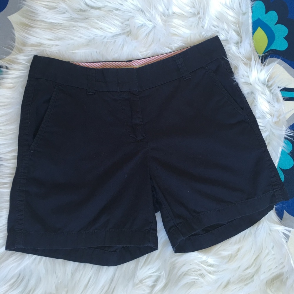 J. Crew Navy Chino Shorts, size 0