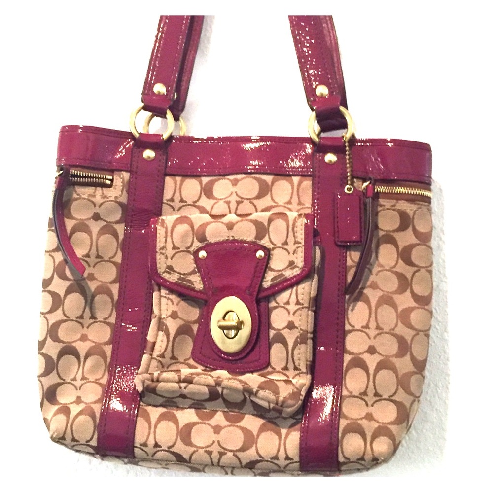 Coach purse- authentic coach legacy tote