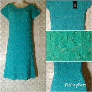 Crochet Style Cotton Dress
