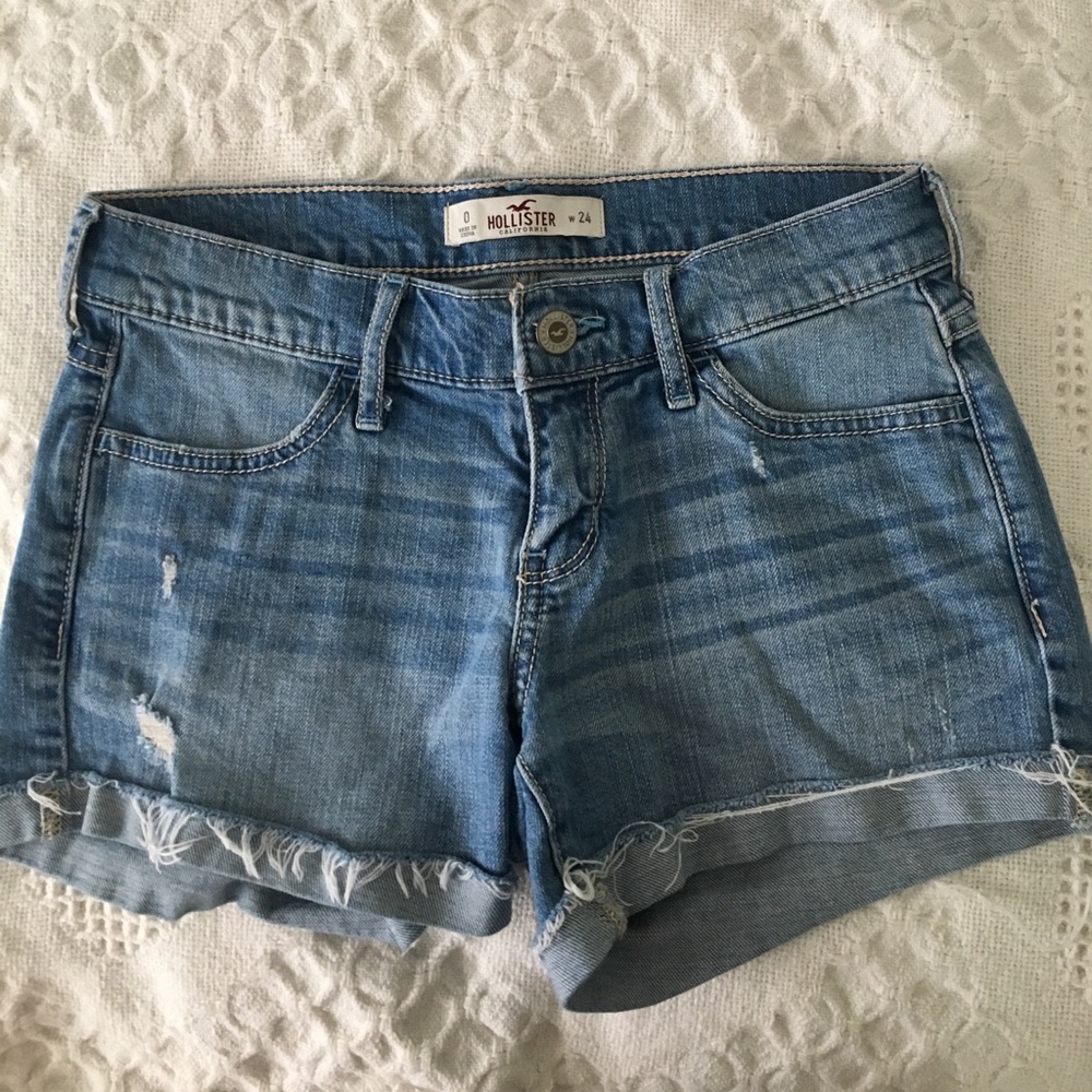 Hollister denim shorts
