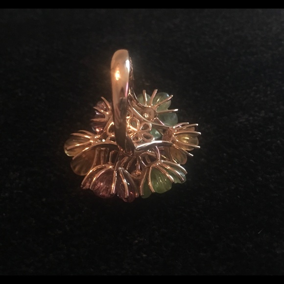 Salvatore Ferragamo 18k Anemone Bouquet Ring - Picture 3 of 7