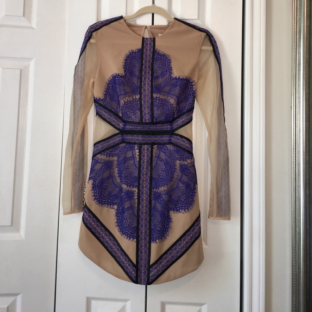 Three Floor Lace/Mesh Dress