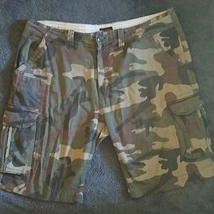 Camo Cargo Shorts