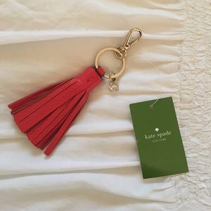 Kate Spade tassel keychain/bag charm